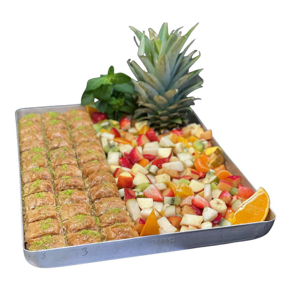 Baklava met fruit 50/50